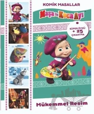 Maşa Koca Ayı - Komik Masallar – Kolektif – Doğan Egmont Yayıncılık kitap kapağı