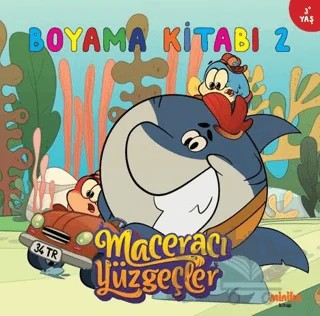 Maceracı Yüzgeçler Boyama Kitabı 2 – Kolektif – Minika kitap kapağı