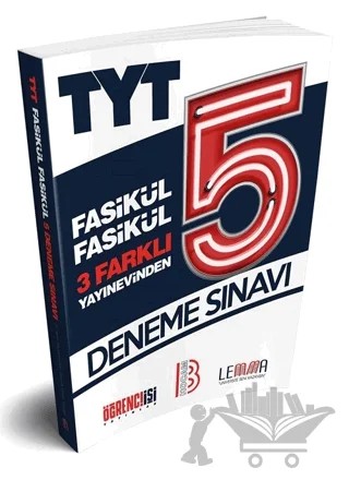 TYT 3 Farklı Yayınevinden 5 Fasikül Deneme – Kolektif – Benim Hocam Yayınları kitap kapağı