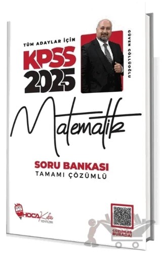 2025 KPSS Matematik Soru Bankası Çözümlü – Güven Güllüoğlu – Hoca Kafası Yayınları kitap kapağı