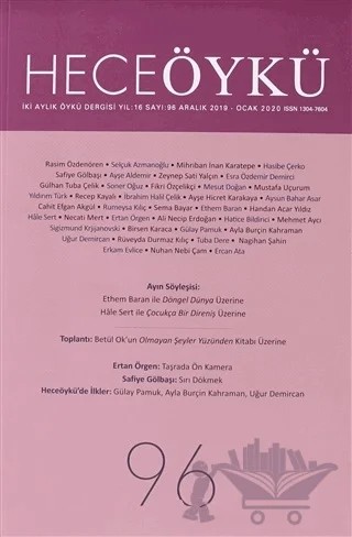 Hece Öykü İki Aylık Öykü Dergisi Sayı: 96 Aralık - Ocak 2020 – Hece Dergisi kitap kapağı