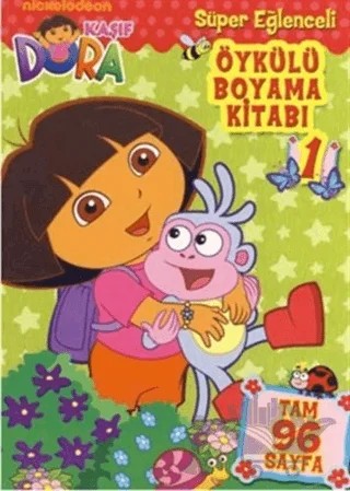 Dora Öykülü Boyama – Kolektif – Doğan Egmont Yayıncılık kitap kapağı