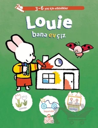 Louie Bana Ev Çiz – Yves Got – Nesil Çocuk Yayınları kitap kapağı