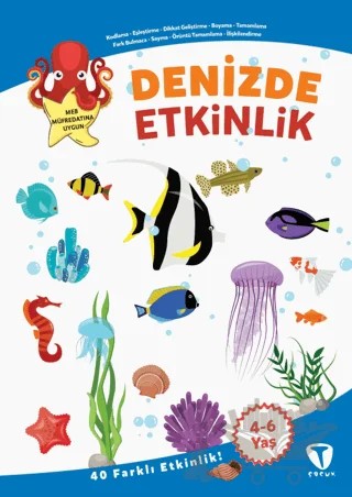 Denizde Etkinlik – Fatma Hazan Türkkol – Turkuvaz Çocuk kitap kapağı