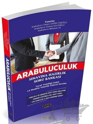 Arabuluculuk Sınavına Hazırlık Soru Bankası – Deniz Şahin Cinoğlu, Özlem Hacıoğlu, Mehmet Ay – Savaş Yayınevi kitap kapağı