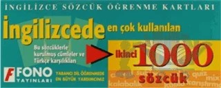 İngilizcede İkinci 1000 Sözcük Kartları – Kolektif – Fono Yayınları kitap kapağı