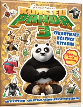 DreamWorks - Kung Fu Panda 3 (Çıkartmalı Eğlence Kitabım) – Kolektif – Beta Kids kitap kapağı