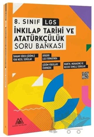 8. Sınıf LGS T.C. İnkılap Tarihi ve Atatürkçülük Soru Bankası – Kolektif – Marsis Yayınları kitap kapağı