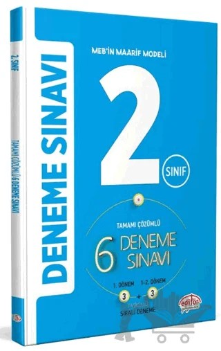 2. Sınıf Tamamı Çözümlü 3 + 3 Deneme Sınavı – Kolektif – Editör Yayınevi kitap kapağı