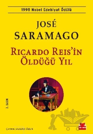 Ricardo Reis’in Öldüğü Yıl – Jose Saramago – Kırmızı Kedi Yayınevi kitap kapağı