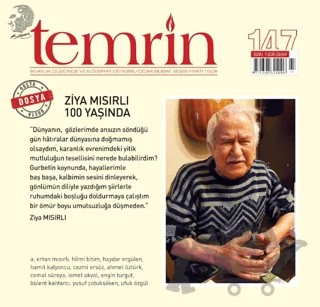 Temrin Düşünce ve Edebiyat Dergisi Sayı: 147 Ocak - Şubat 2026 – Temrin Dergisi kitap kapağı