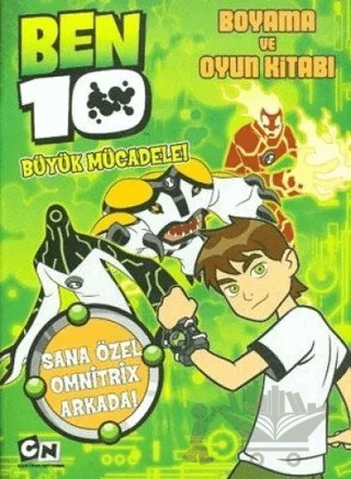 Ben 10 Büyük Mücadele ve Boyama Kitabı – Kolektif – Doğan Egmont Yayıncılık kitap kapağı