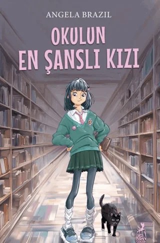Okulun En Şanslı Kızı – Angela Brazil – Ren Çocuk kitap kapağı