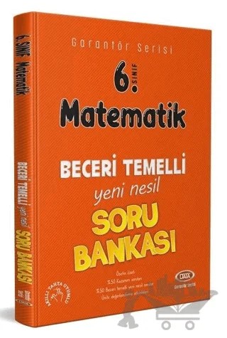 6. Sınıf Matematik Beceri Temelli Soru Bankası – Kolektif – Data Yayınları kitap kapağı