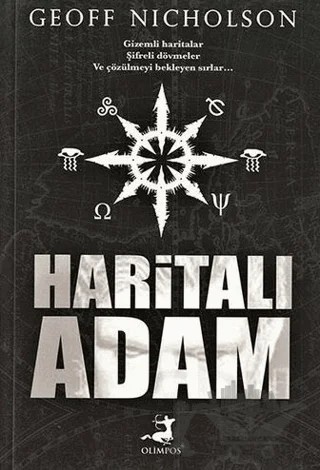 Haritalı Adam - Özel Baskı – Geoff Nicholson – Olimpos Yayınları kitap kapağı