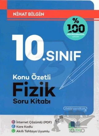 10. Sınıf Fizik Konu Özetli Soru Kitabı – Nihat Bilgin – Nihat Bilgin Yayınları kitap kapağı