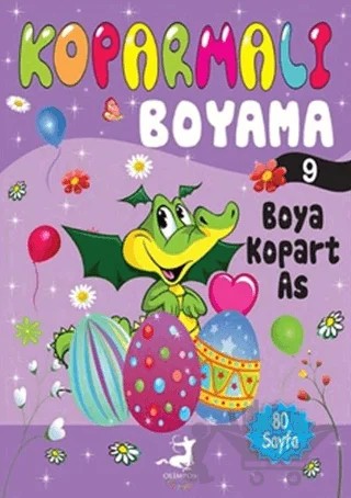 Koparmalı Boyama 9 – Kolektif – Olimpos Çocuk kitap kapağı