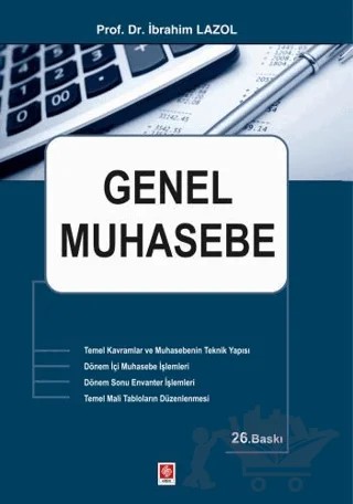 Genel Muhasebe – İbrahim Lazol – Ekin Basım Yayın kitap kapağı