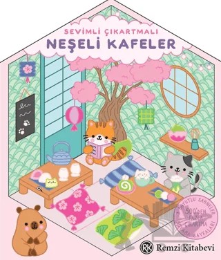 Sevimli Çıkartmalı - Neşeli Kafeler – Remzi Kitabevi kitap kapağı