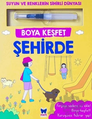 Boya Keşfet - Şehirde – Ömer Canbir – Net Çocuk Yayınları kitap kapağı