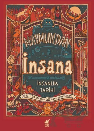 Maymundan İnsana – Bengt-Erik Engholm – Dinozor Genç kitap kapağı