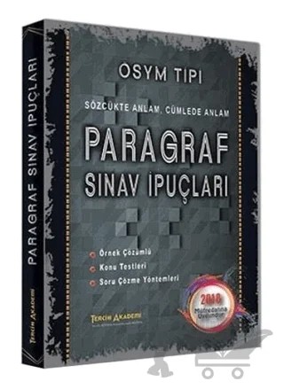 ÖSYM Tipi Paragraf Sınav İpuçları – Kolektif – Tercih Akademi Yayınları kitap kapağı