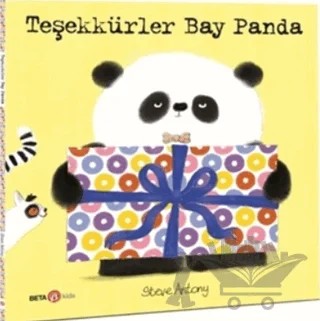 Teşekkürler Bay Panda – Steve Antony – Beta Kids kitap kapağı