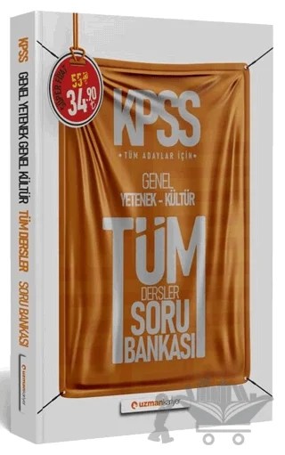 2020 KPSS Genel Yetenek - Kültür Tüm Dersler Soru Bankası – Kolektif – Uzman Kariyer Yayınları kitap kapağı