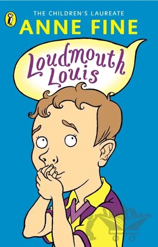 Loudmouth Louis – Anne Fine – Puffin Books kitap kapağı