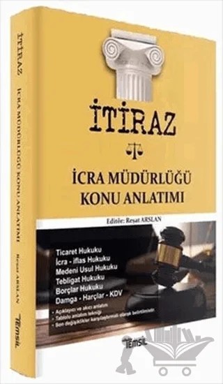 İtiraz İcra Müdürlüğü Konu Anlatımı – Reşat Arslan – Temsil Kitap kitap kapağı