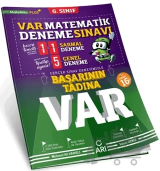 6. Sınıf Matematik Var Deneme Sınavı – Kolektif – Arı Yayıncılık kitap kapağı