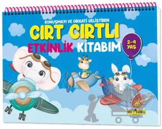 Konuşma ve Dikkati Geliştiren Cırt Cırtlı Etkinlik Kitabım (2-4 Yaş) – Kolektif – Yükselen Zeka Yayınları kitap kapağı