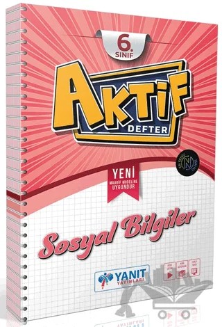 6. Sınıf Sosyal Bilgiler Aktif Defter – Kolektif – Paraf Yayınları kitap kapağı