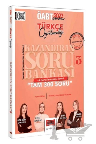 Yargı Yayınları 2023 ÖABT Türkçe Öğretmenliği Kazandıran 3 Tamamı Detaylı Dijital Çözümlü Soru Bankası +4 Ders Denemesi İlaveli – Kevser Evsen – Yargı Yayınevi kitap kapağı
