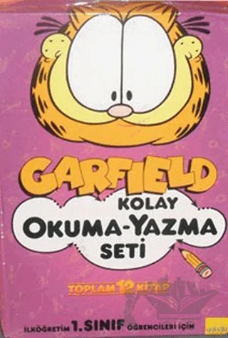 Garfield Kolay Okuma - Yazma Seti (12 Kitap Takım) – Kolektif – Güloğlu Yayıncılık kitap kapağı