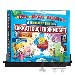 Adeda DGS Dikkati Güçlendirme Seti 1. Sınıf - 7 Yaş (3 Kitap Takım) – Osman Abalı – Adeda Yayınları kitap kapağı