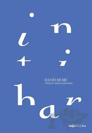 İntihar – David Hume – Tefrika Yayınları kitap kapağı