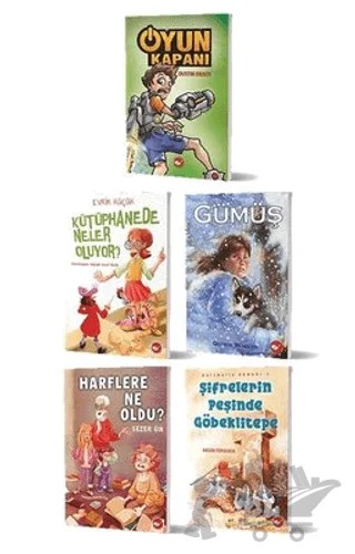 8+ Yaş İçin Okuma Seti (5 Kitap Takım) – Sezer Ün, Evrim Küçük – Beyaz Balina Yayınları kitap kapağı