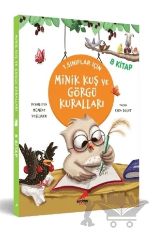 Minik Kuş ve Görgü Kuralları (8 Kitap Takım) – Esra Bulut – Erdem Çocuk kitap kapağı