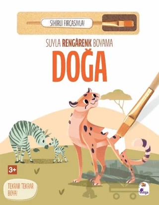 Suyla Rengarenk Boyama - Doğa (Sihirli Fırçasıyla) – Kolektif – İndigo Çocuk kitap kapağı