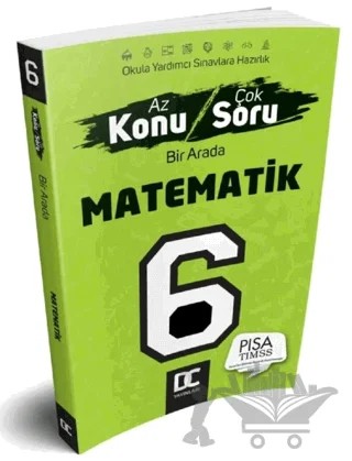 6. Sınıf Matematik Az Konu Çok Soru Bir Arada – Kolektif – ​Doğru Cevap Yayınları kitap kapağı