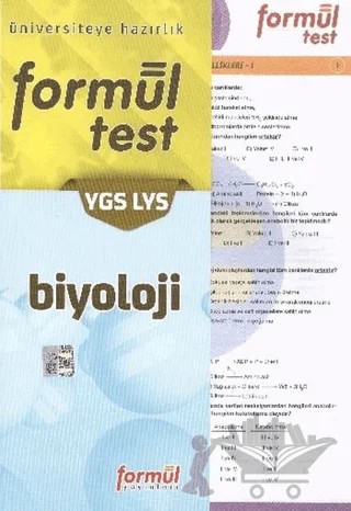 YGS-LYS Formül Biyoloji Test – Kolektif – Formül Yayınları kitap kapağı