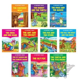 La Fontaine Fables-İngilizce Hikayeler Seti-10 Kitap Takım – Kolektif – Ema Çocuk kitap kapağı