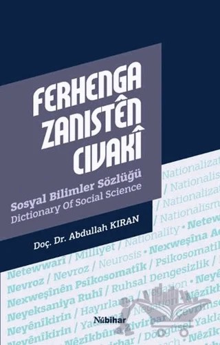 Ferhenga Zanisten Cıvaki – Abdullah Kıran – Nubihar Yayınları kitap kapağı