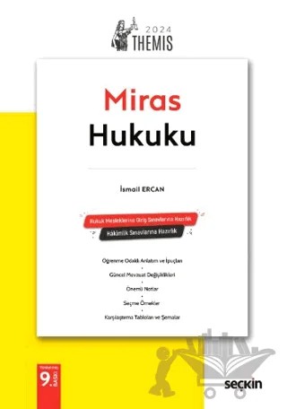 THEMIS - Medeni Hukuk Konu Kitabı C:III Miras Hukuku – İsmail Ercan – Seçkin Yayıncılık kitap kapağı