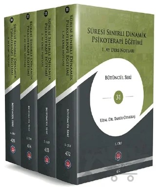 Süresi Sınırlı Dinamik Psikoterapi Eğitimi Ders Notları (4 Cilt Takım) – Tahir Özakkaş – Psikoterapi Enstitüsü kitap kapağı