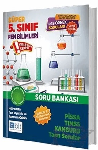 Süper 5. Sınıf Fen Bilimleri Soru Bankası – Kolektif – Bulut Eğitim ve Kültür Yayınları kitap kapağı