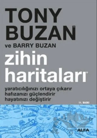 Zihin Haritaları – Barry Buzan, Tony Buzan – Alfa Yayınları kitap kapağı