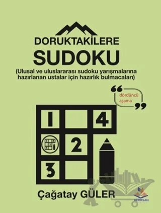 Doruktakilere Sudoku - Dördüncü Aşama – Çağatay Güler – Berksan Yayıncılık kitap kapağı
