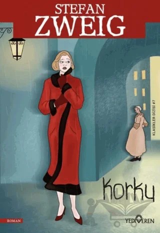 Korku – Stefan Zweıg – Yediveren Yayınları kitap kapağı